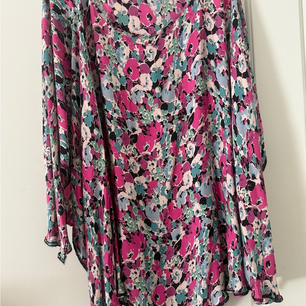 Floral Multicolor poncho
